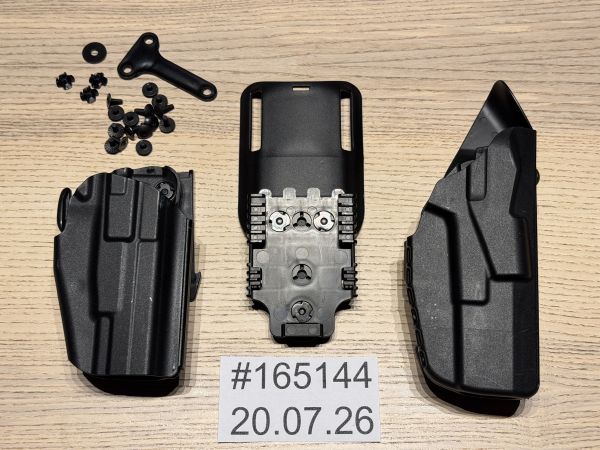 Safariland 7395 ALS Holster Glock 17/22 + QLS 19/22 Set, rechts, schwarz, inkl. Gratis-Holster