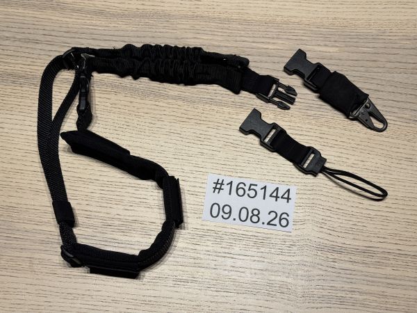 Tasmanian Tiger TT Single Sling schwarz - Einpunkt / 1-Punkt / One Point Gewehrriemen Trageriemen Bungee