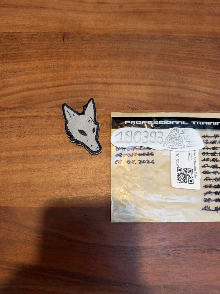 War Club Fox „Grey“ Patch Woven FOG Neu