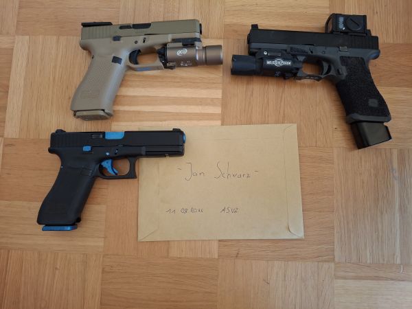 Verkaufe VFC Glock 19x, Glock 17 Gen4, Glock 17 Gen5