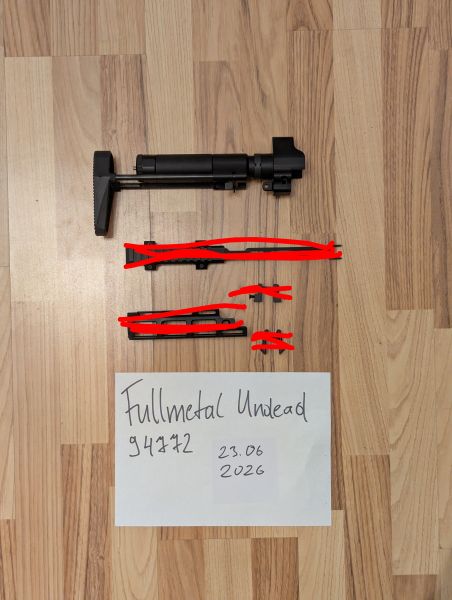 Cyma MP5 PDW Stock (Rest des Sets verkauft)