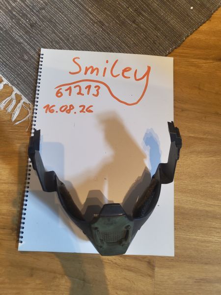 Schutzmaske für Helmmontage 