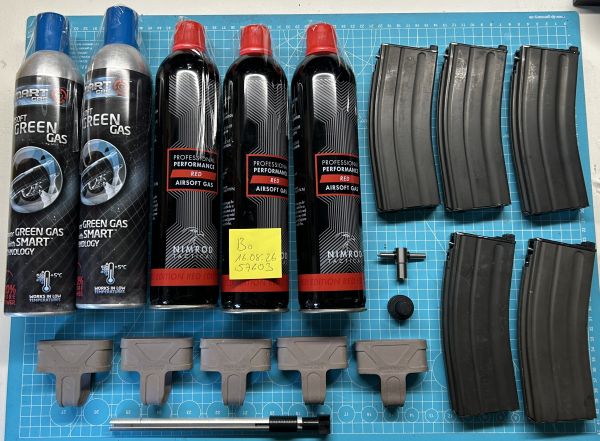 GHK M4 / G5 / MK18 Gas Magazine & Zubehör 