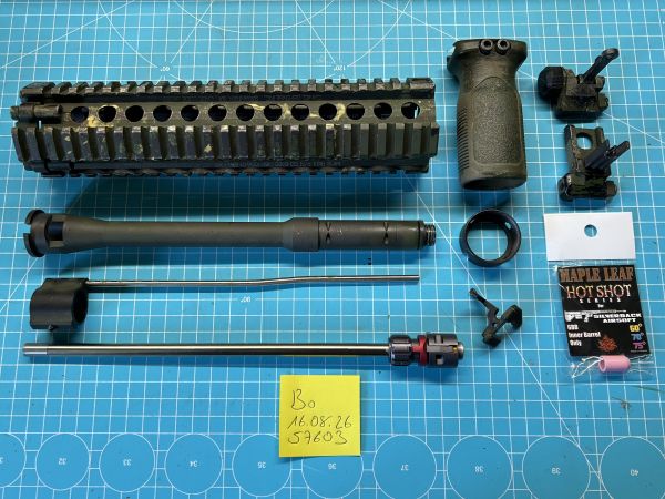 Original GHK M4 - MK18 Conversion kit, Maple Leaf Crazy Jet, RA-Tech 