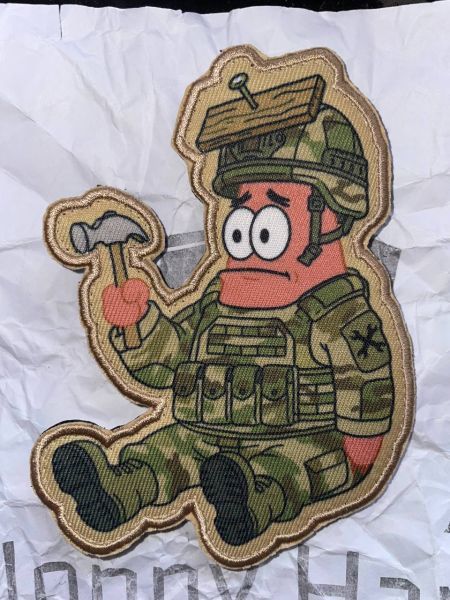 Patrick Hammer Meme Velcro Patch – Combat Engineer Multicam | Pioniertruppe Morale Patch