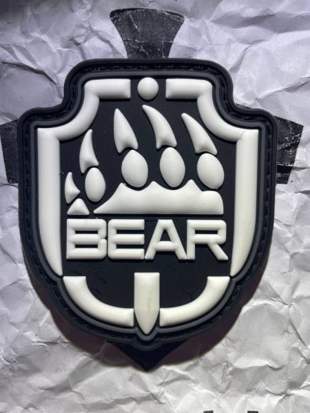 Escape from Tarkov BEAR PMC Patch – 3D PVC Klett-Aufnäher – 8 × 7 cm