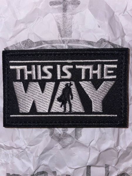 This Is The Way Velcro Patch – The Mandalorian – Star Wars Klett Aufnäher
