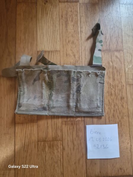 Blue Force Gear BFG Elastic Triple Mag Pouch Multicam M4