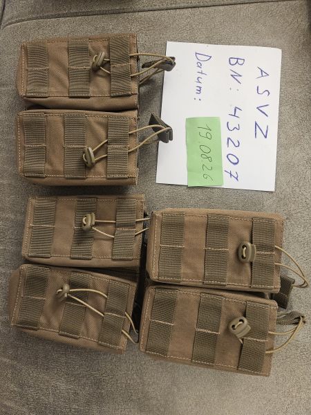 Magazintaschen tan/braun zb G36 Ak + weiter Magazintasche als kleines Geschenk 