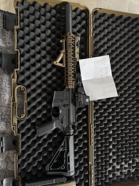 Lancer MK18 Gen3 New Version w/ ETU Full Metal (S)AEG, Black/Bronze