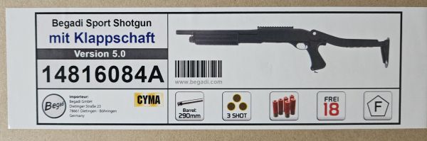 Begadi Sport Shotgun Klappshaft