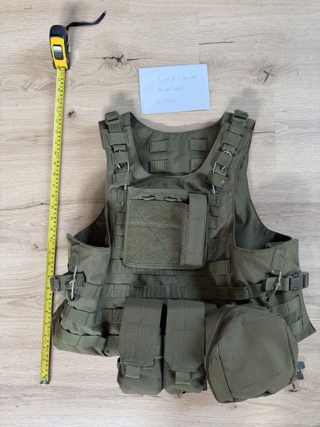 Platecarrier Oliv mit Molle