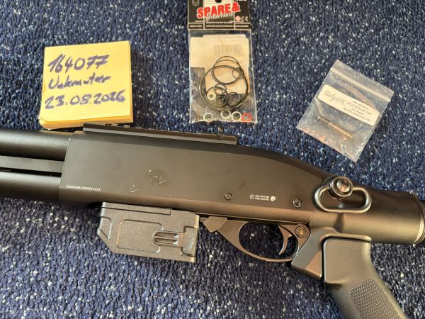 Golden Eagle M8871 Gas Shotgun inkl. M4 Adapter und HPA Ventil