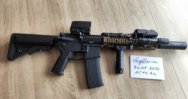 Lancer Tactical MK18 Gen 2 mit Anbauteile.