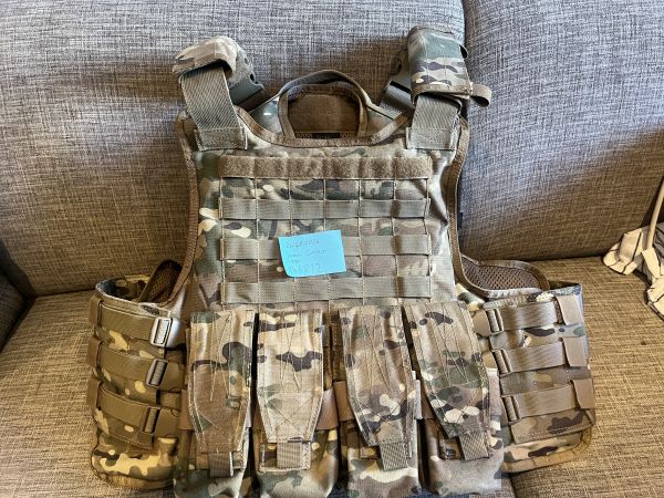 Plattenträger Multicam L-XXL