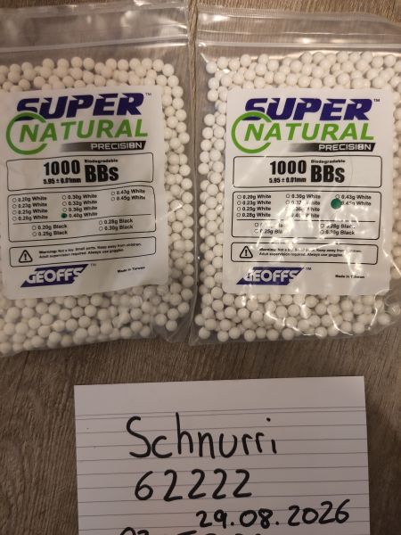 Bio BB´s 0,36 g, 0,40 g, 0,43 g