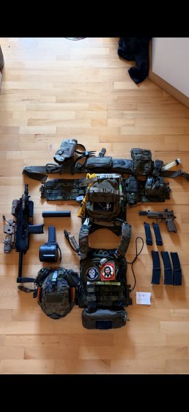 Hobbyaufgabe mp7 Gbb und hpa,plattenträger uvm 