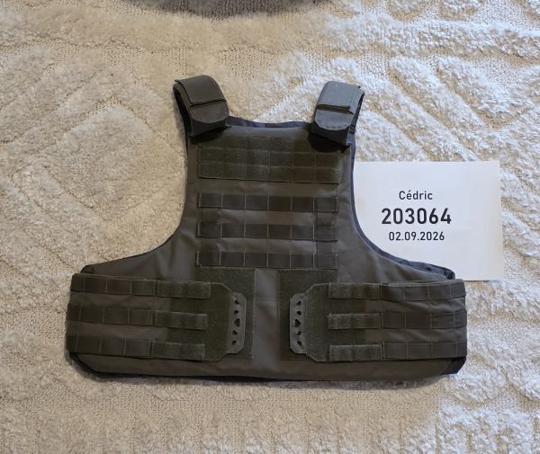 ZENTAURON Plattenträger Thor – Steingrau-Oliv, XL/XXL