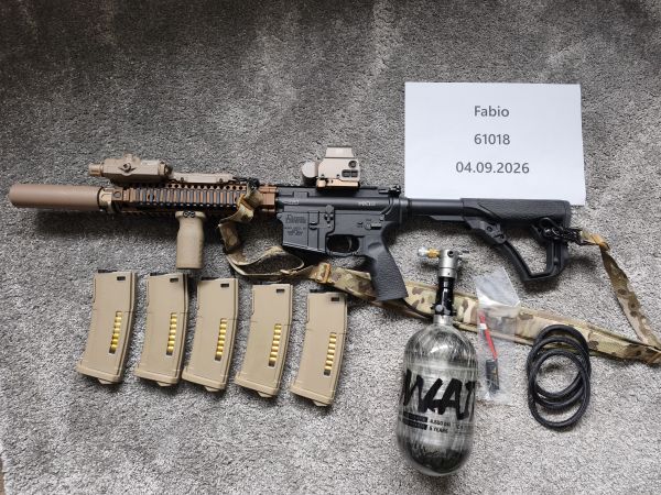Wolverine MTW MK18 – Daniel Defense - Komplettes HPA-Setup - umfangreiches Zubehör