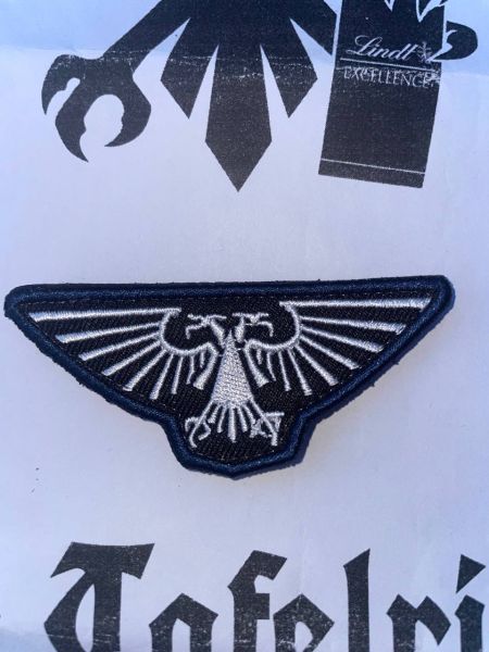 Warhammer 40K Aquila Adler Velcro Patch Imperium of Man Eagle Klett Aufnäher