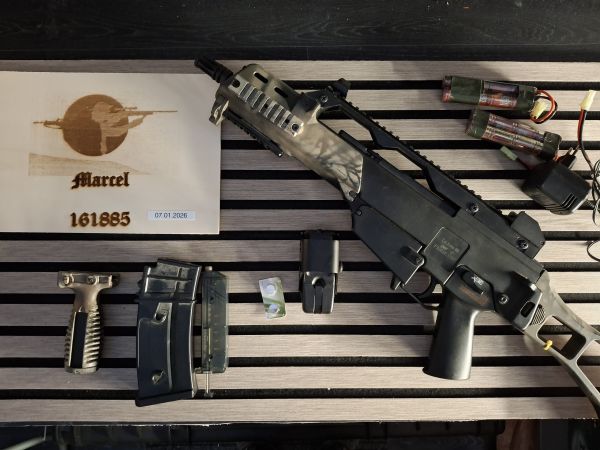 G36c Starter Set S-AEG 6mm BB schwarz (lackiert)