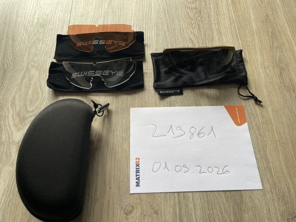 Swiss Eye Blackhawk Schutzbrille Set (Coyote) inkl. Wechselscheiben