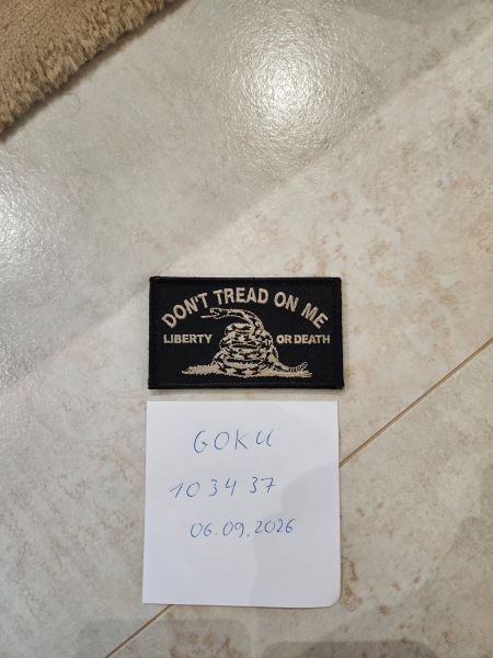 Dont't tread on me Patch