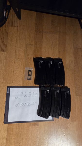 VFC M4 / HK416 Magazin 6 Stück + Ersatzdichtung