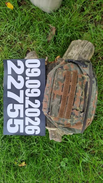 md-textil Bauchtasche Modular BTM in 5-Farb-Flecktarn