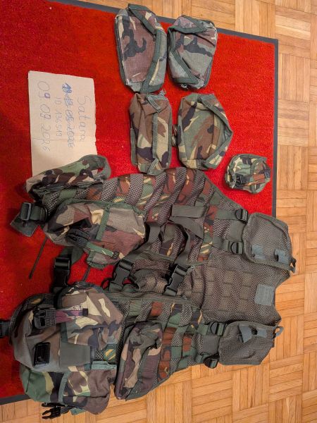Weste NL ähnlich DPM Woodland mit Pouches