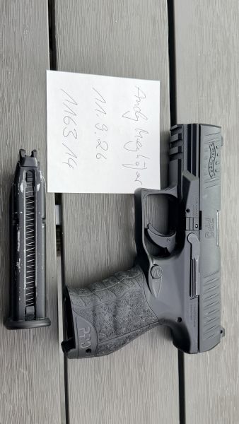 Walther PPQ Airsoft GBB – gebraucht, guter Zustand