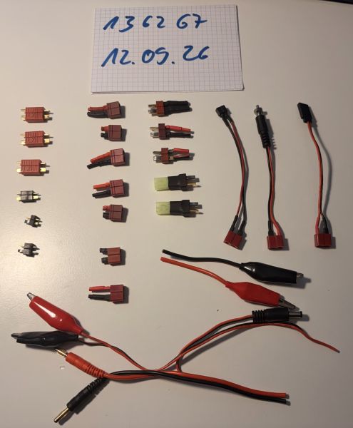 Stecker Lipo T-Stecker wie Dean Goldkontakt Mini Lipo Stecker