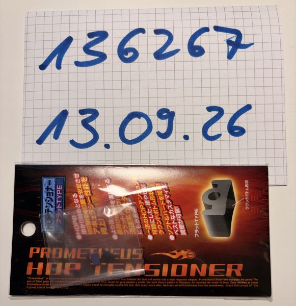 Prometheus Flat Type Hop-Up Tensioner Setn NEU