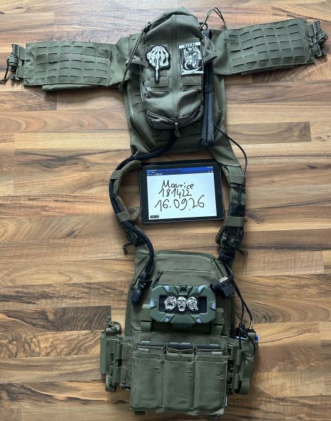 Paradox Tactical Plate Carrier Komplettes Setup