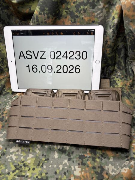 Agilite Pincer™ Placard Multi-Caliber Triple Mag Pouch & 2nd Layer MOLLE
