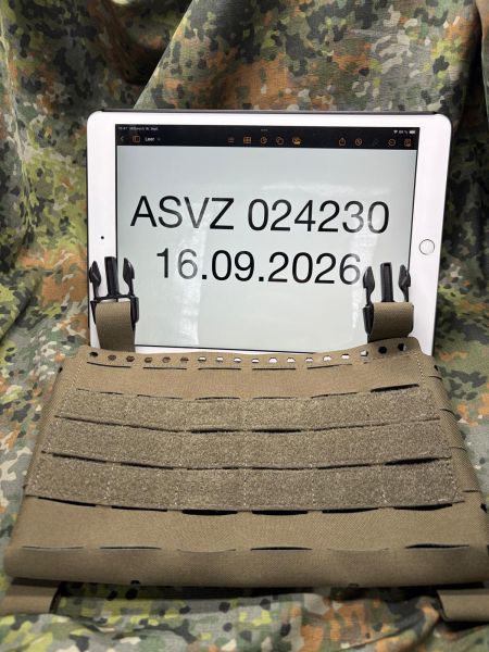IDOGEAR Tactical Chest Rig Frontplatte (SS Style Laser Cut) – Ranger Green