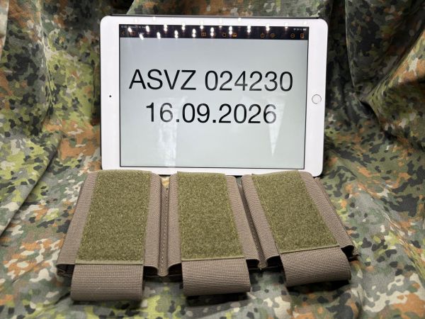 Dreifach-Magazintasche 7.62 (Känguru / Klett-Inlay) – Ranger Green