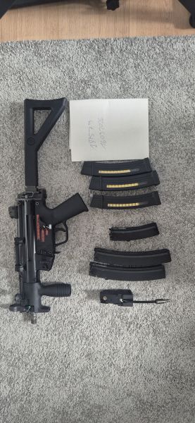 WE MP5 GBB mit HPA Adapter