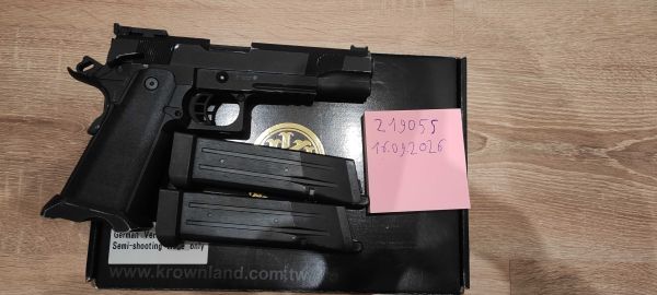KLI Hi-Capa 5.1 Elite MK1 Vollmetall GBB 6mm Schwarz ab 18 Jahren