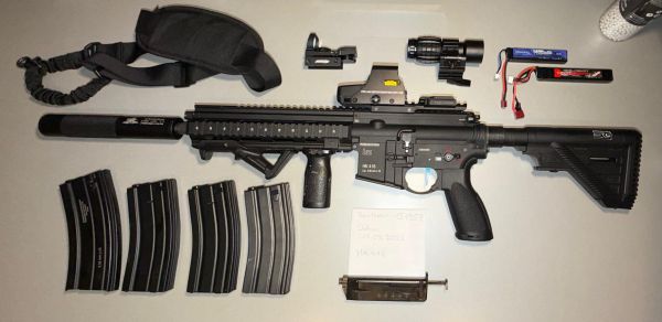 VFC HK416 A5 Airsoft – MOSFET(GATE) - neuwertiger Zustand – umfangreiches Zubehör