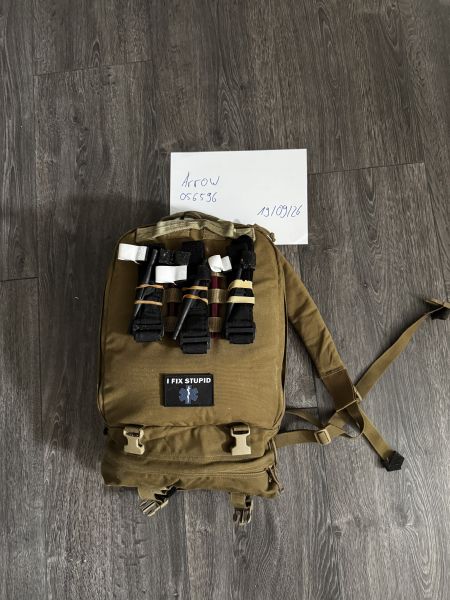 TSSI TACOPS M-9 Assault Medic Rucksack gefüllt