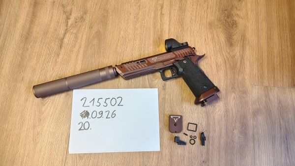 Begadi Sand Viper Midnight Rose Limited Edition TTI Army Armament R601 HiCapa GBB Gas