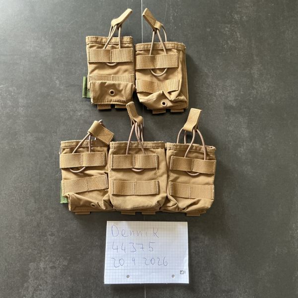 Warrior 5.56 Mag Pouches Coyote Tan