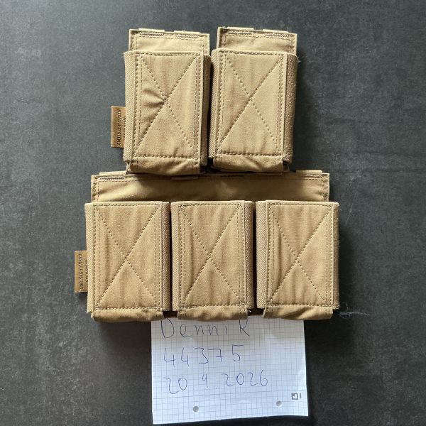 Warrior Triple Elastic Pouches Coyote Tan