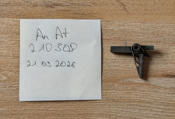 HEPHAESTUS CNC Steel Flat Trigger für GHK M4 GBB