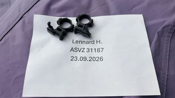 A.R.M.S. #22H Leverstop 30mm Montageringe 