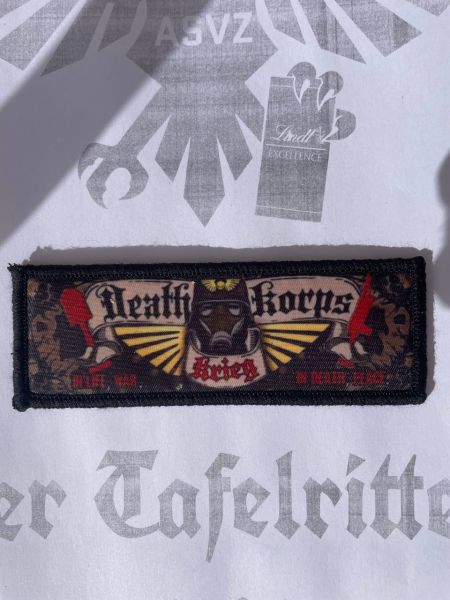 Death Korps of Krieg Velcro Patch Warhammer 40K Klett Aufnäher