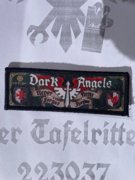 Dark Angels Velcro Patch Space Marine Chapter Klett Aufnäher