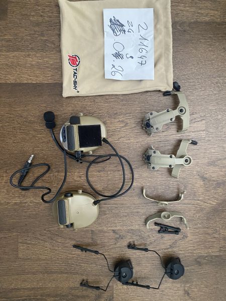 TacSky Comtac 3 Replika, Replika AMP Arms, Replika Peltor Mount