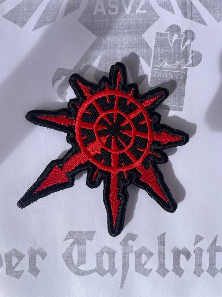 Chaos-Stern Velcro Patch Warhammer 40K Klett Aufnäher